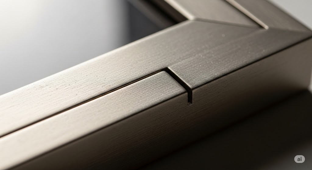 Close-up detail of Frapery silver plated picture frame showing the elegant beaded border and hand-polished finish